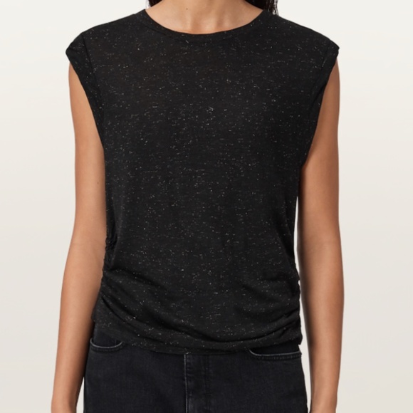 All Saints Imogen Shimmer Tank Size 6 - Picture 1 of 2